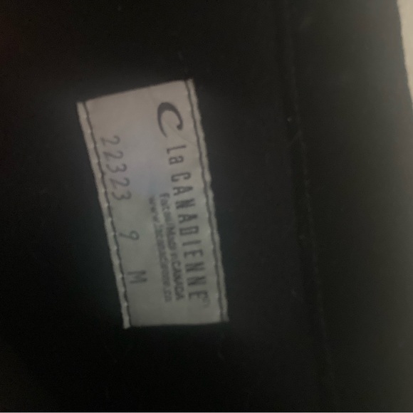 La canadienne black Seude boots 9 - Picture 2 of 5